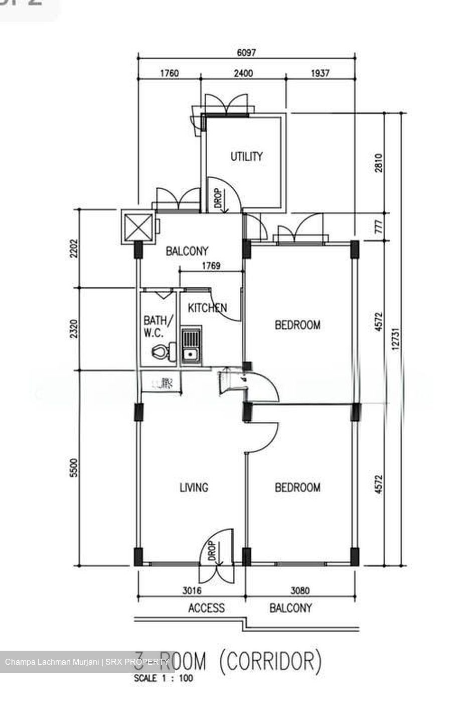 Blk 28 Brickworks Estate (Bukit Merah), HDB 3 Rooms #604317001